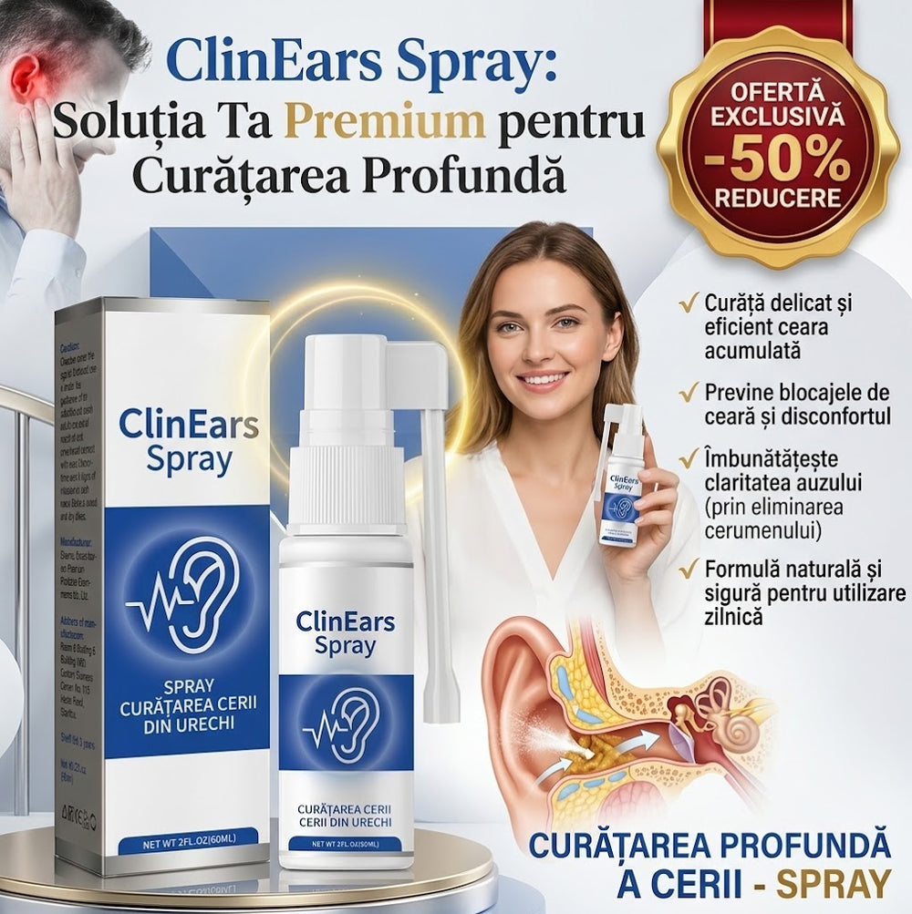 ClinEars Spray > > 1+1 GRATIS (2buc)