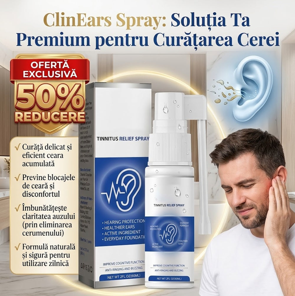 ClinEars Spray > > 1+1 GRATIS (2buc)