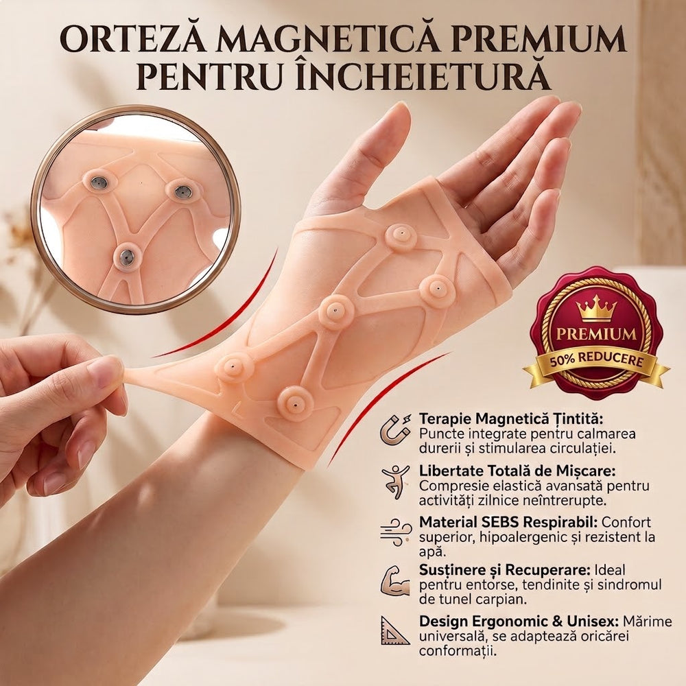 Orteză Magnetică -Suport Încheietură