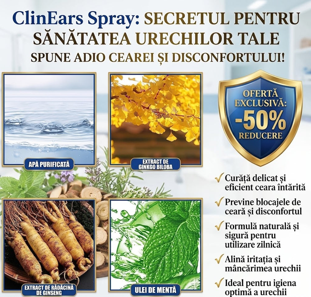 ClinEars Spray > > 1+1 GRATIS (2buc)